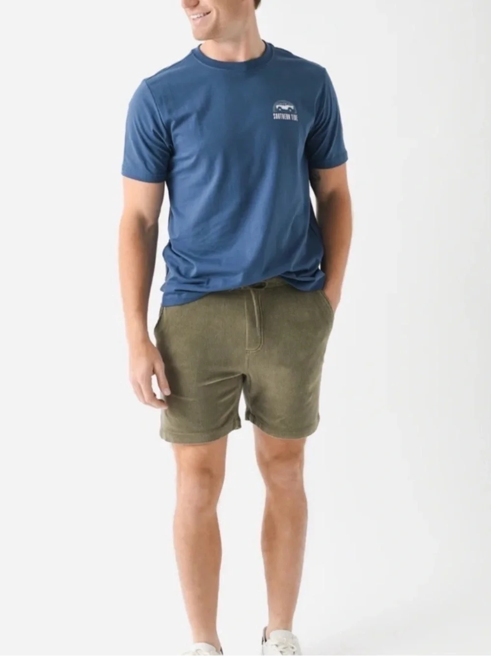 Fatherly Men's Italian Knit Cord Shorts. Size L